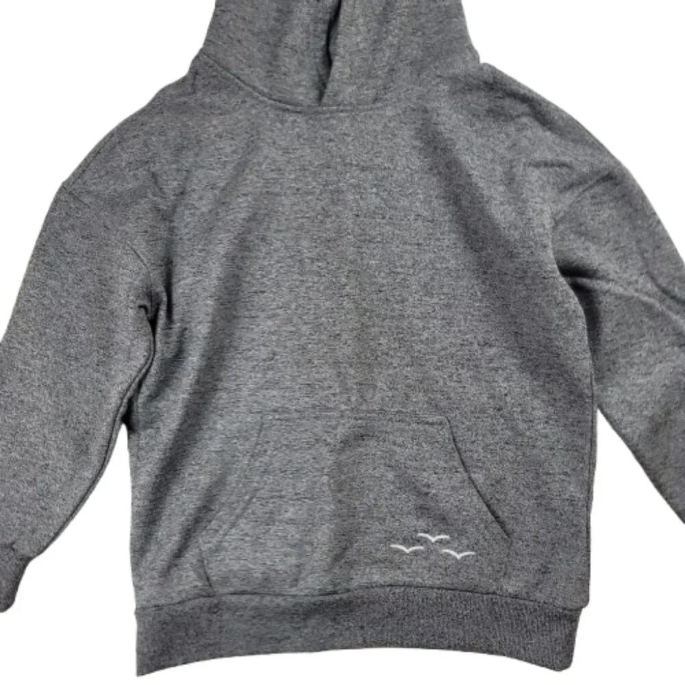 Lazypants Kids Fleece Sweatsuit Gray Hoodie Jogger Set Size 8Y